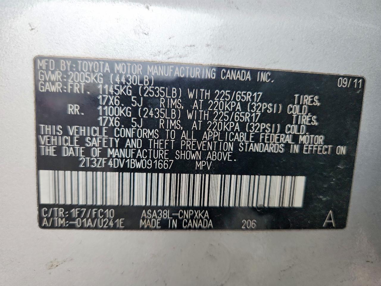 2011 TOYOTA RAV4 photo 23