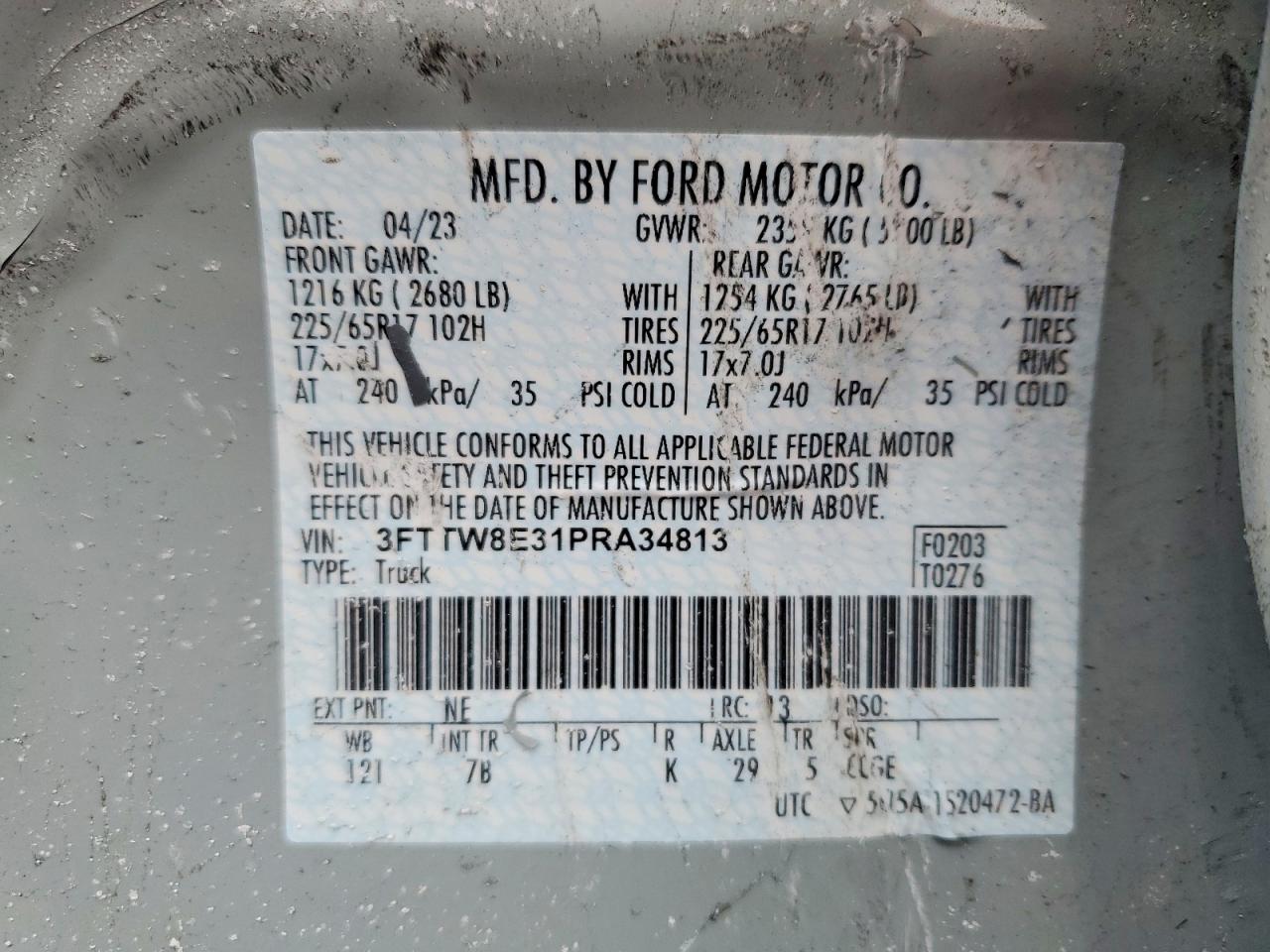 2023 FORD MAVERICK XL photo 27
