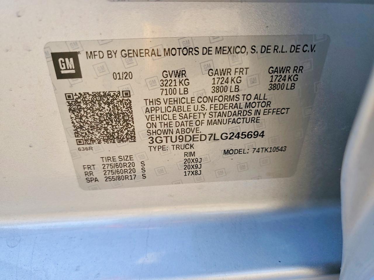 2020 GMC SIERRA K1500 SLT photo 12