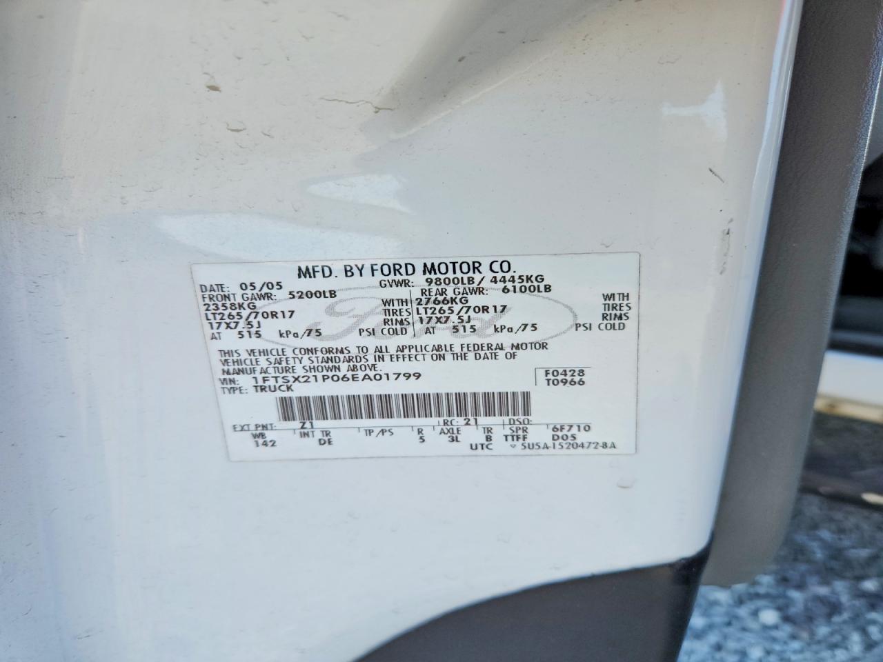 2006 FORD F250 SUPER DUTY photo 23