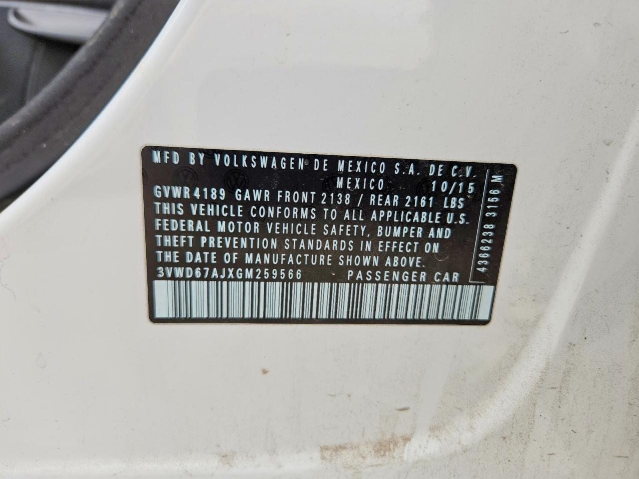 2016 VOLKSWAGEN JETTA SE photo 23