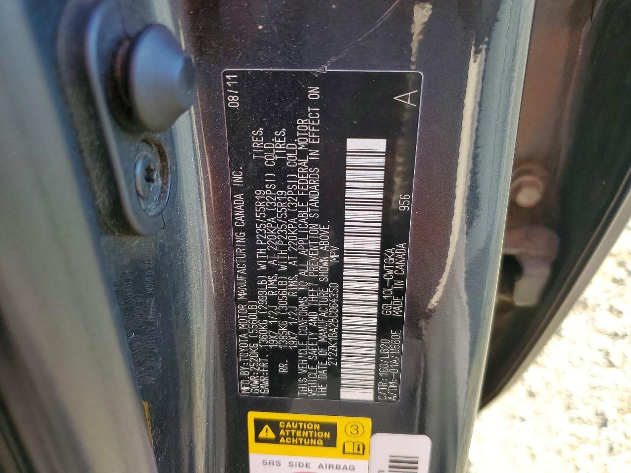 2011 LEXUS RX 350 photo 23