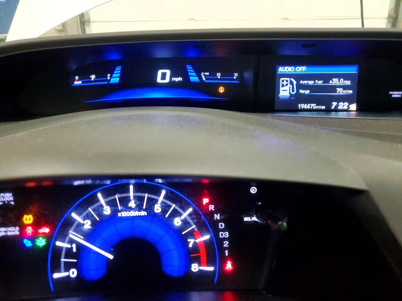 2012 HONDA CIVIC LX photo 9