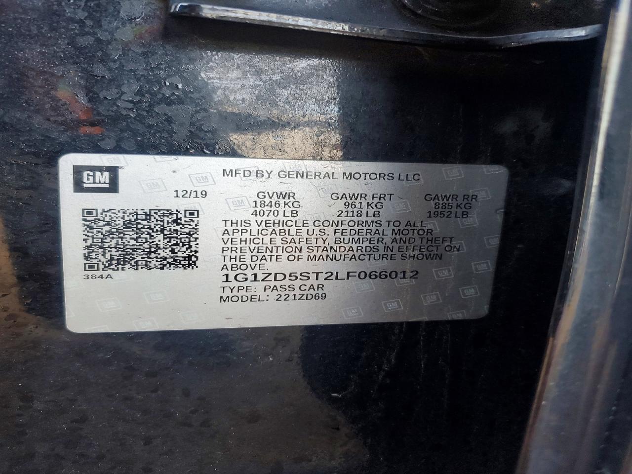 2020 CHEVROLET MALIBU LT photo 34