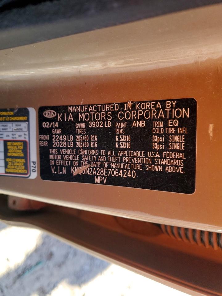 2014 KIA SOUL BASE photo 13