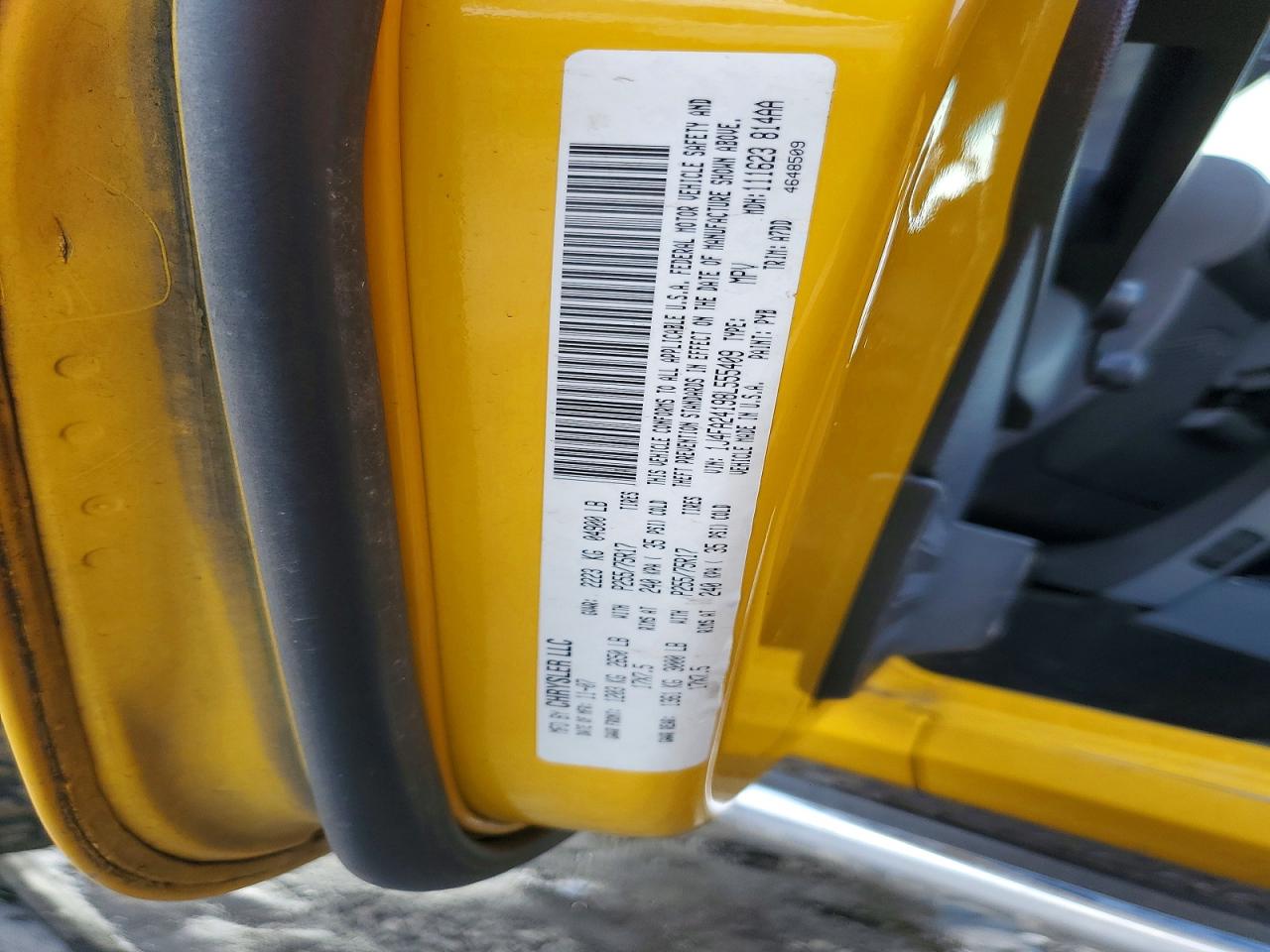 2008 JEEP WRANGLER X photo 12