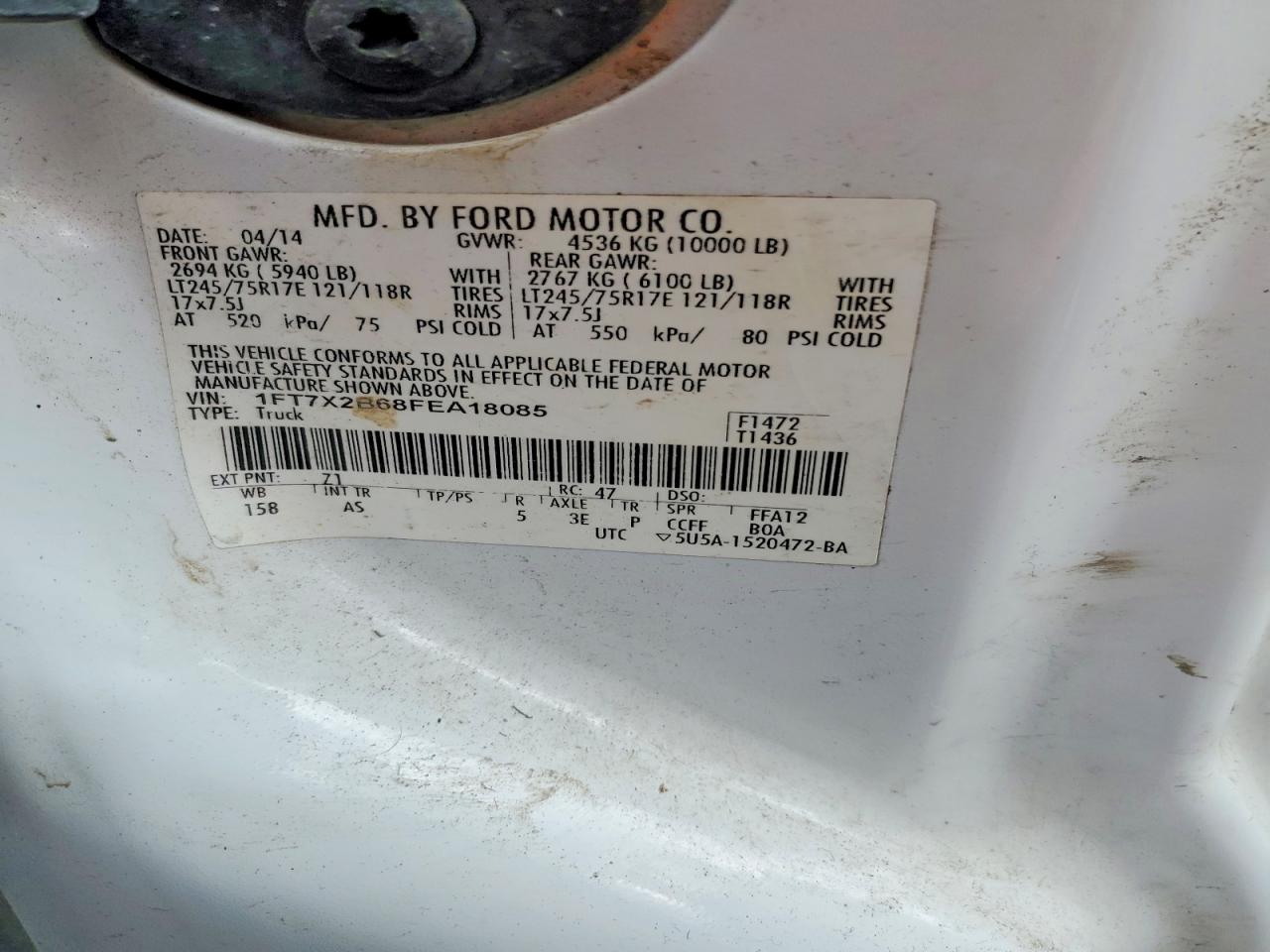 2015 FORD F250 SUPER DUTY photo 34