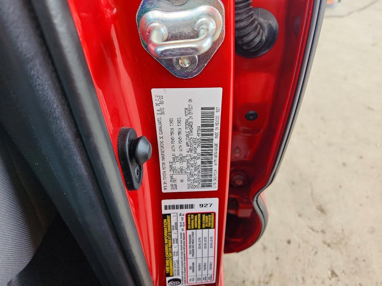 2022 TOYOTA TACOMA SR5 photo 12