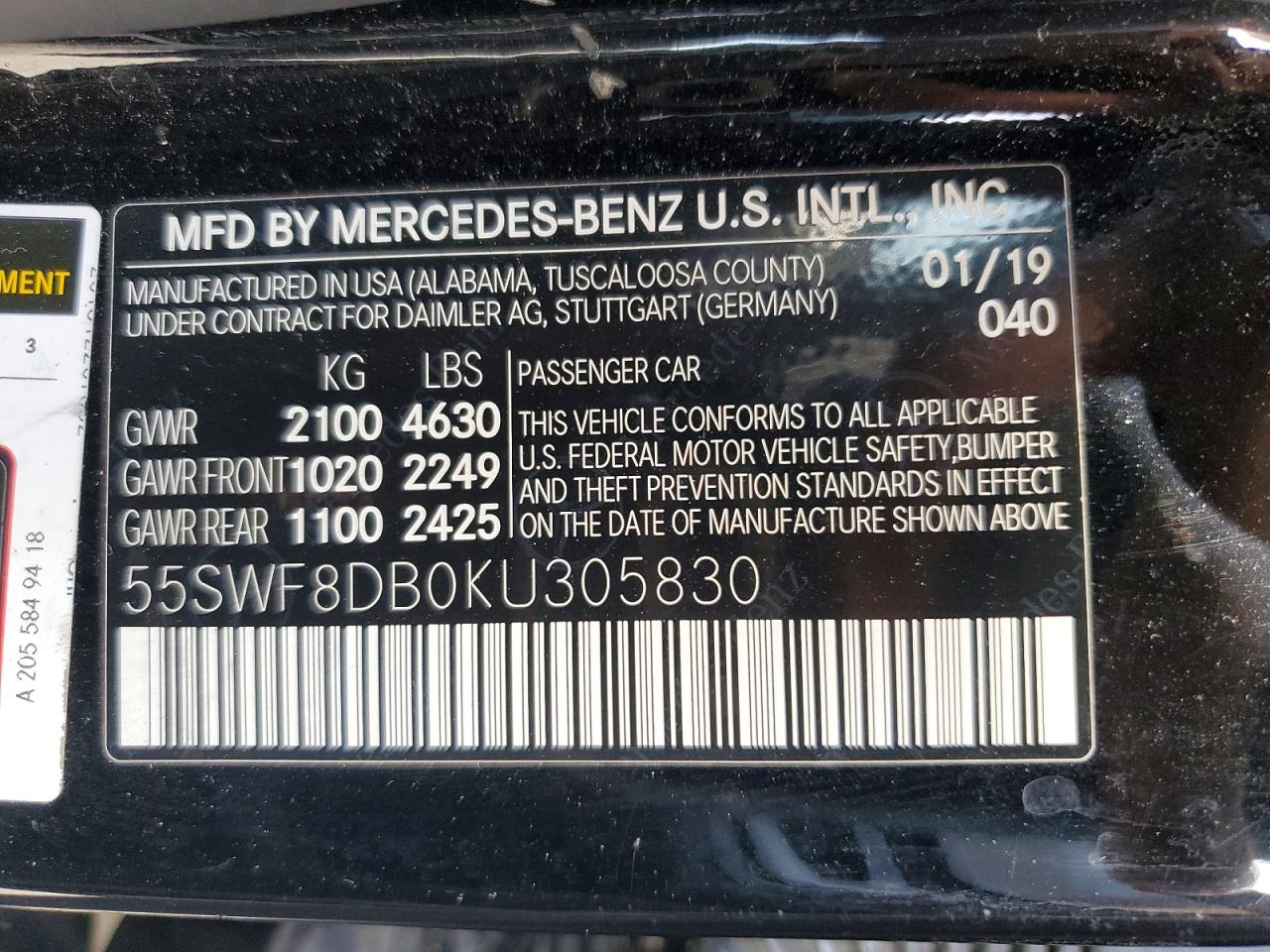 2019 MERCEDES-BENZ C 300 photo 13