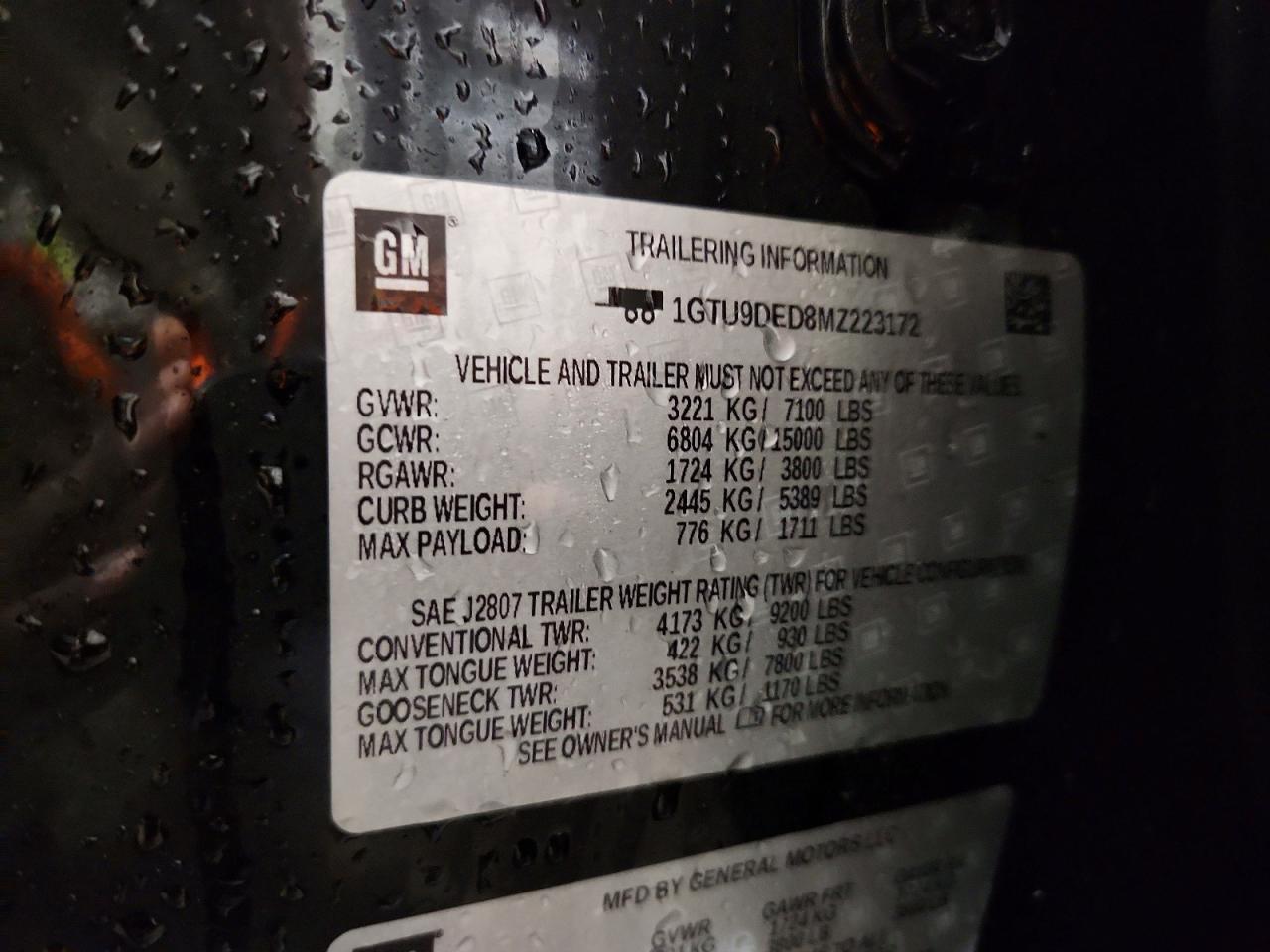 2021 GMC SIERRA K1500 SLT photo 25