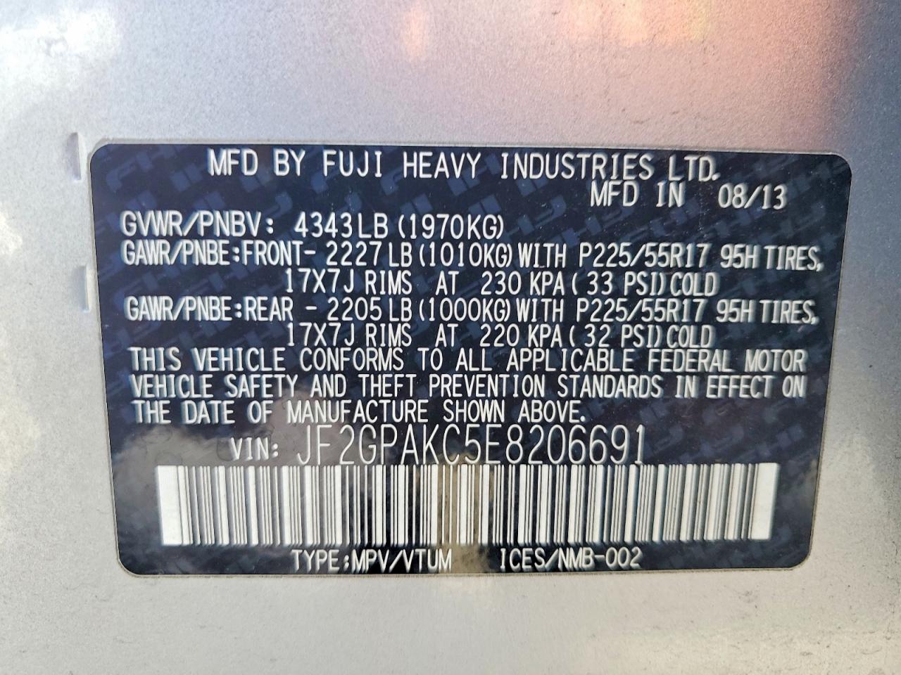 2014 SUBARU XV CROSSTREK 2.0 LIMITED photo 25
