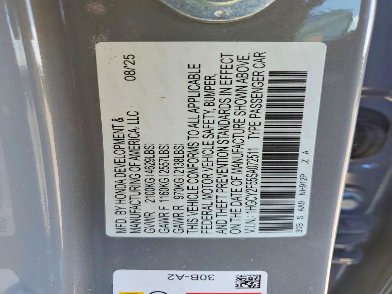 2025 HONDA ACCORD HYBRID SPORT photo 23