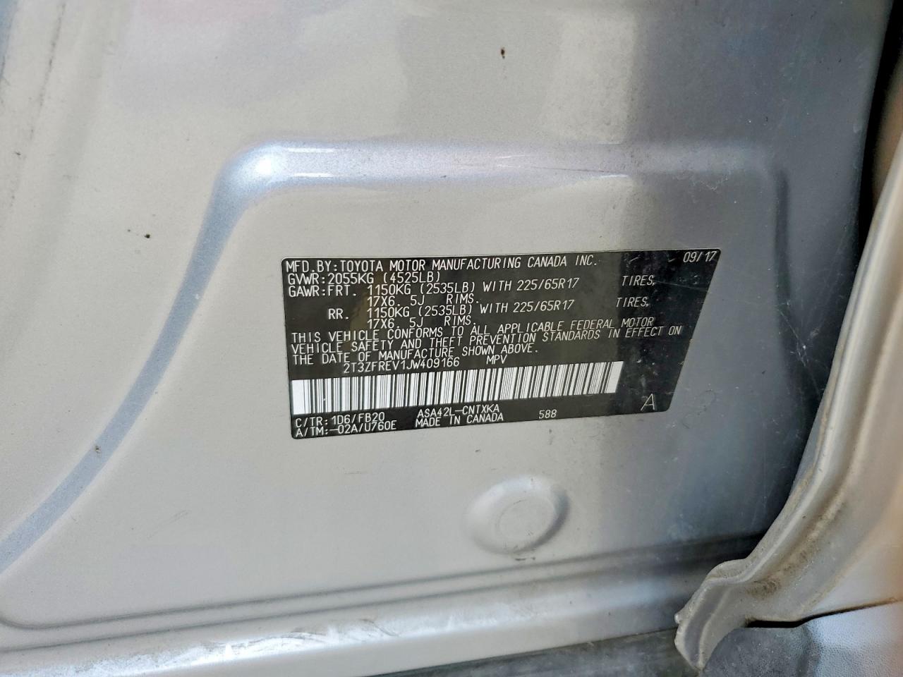 2018 TOYOTA RAV4 LE photo 12