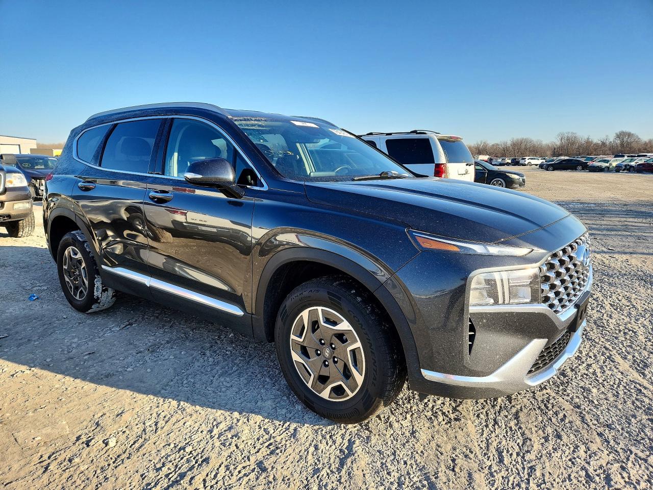 2023 HYUNDAI SANTA FE BLUE photo 4