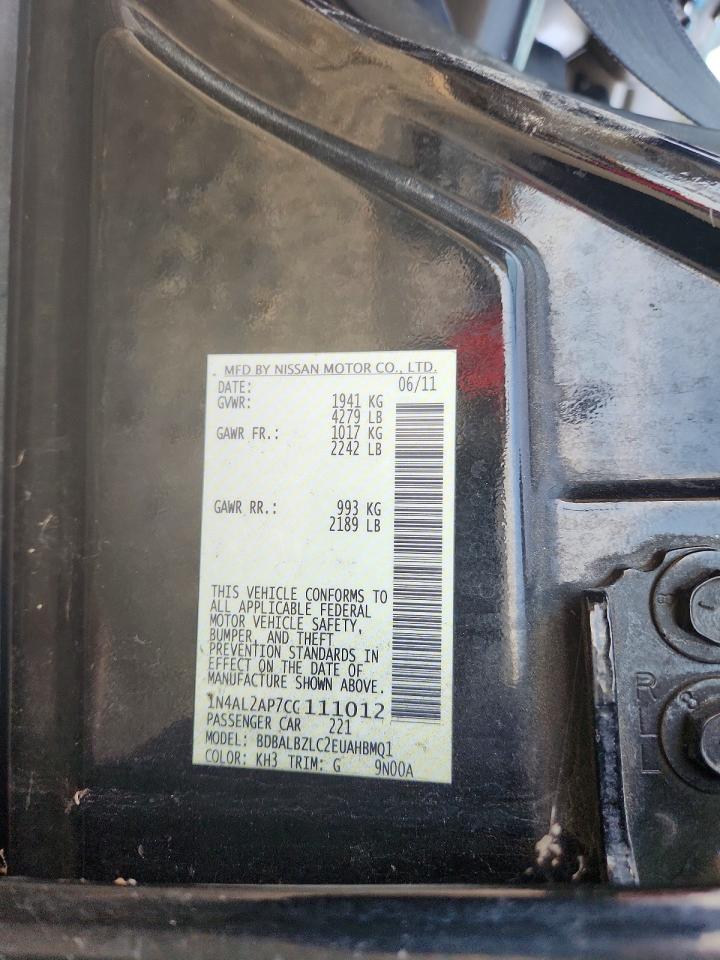 2012 NISSAN ALTIMA 2.5 photo 23