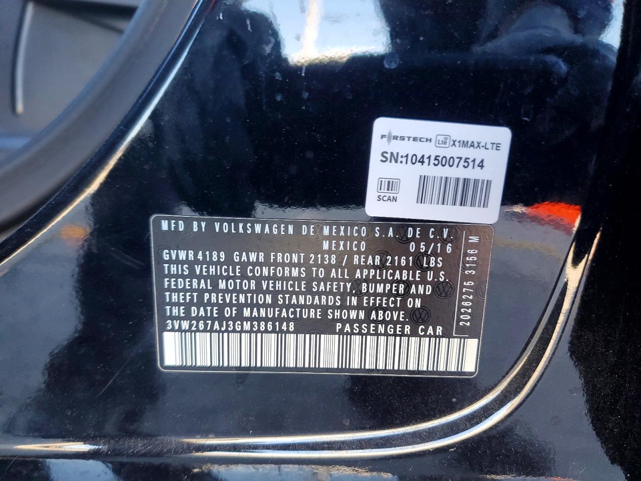 2016 VOLKSWAGEN JETTA S photo 23