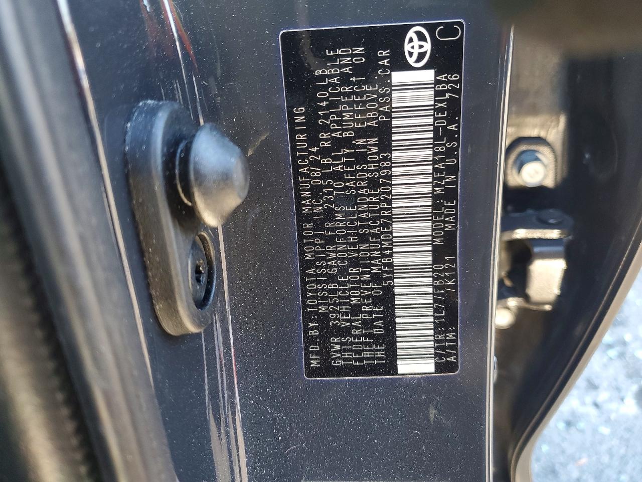 2024 TOYOTA COROLLA LE photo 23
