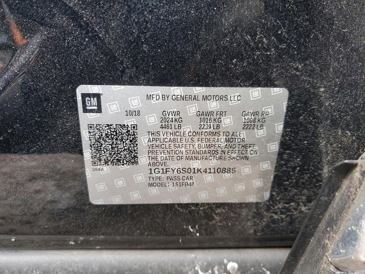 2019 CHEVROLET BOLT EV LT photo 23