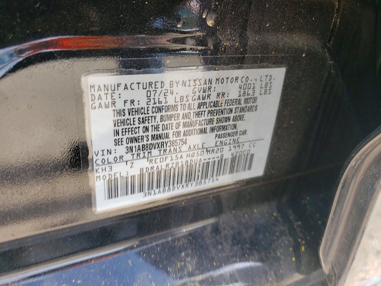 2024 NISSAN SENTRA SR photo 37