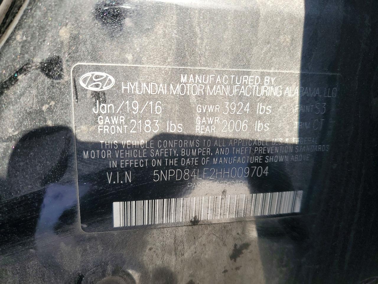 2017 HYUNDAI ELANTRA SE photo 12