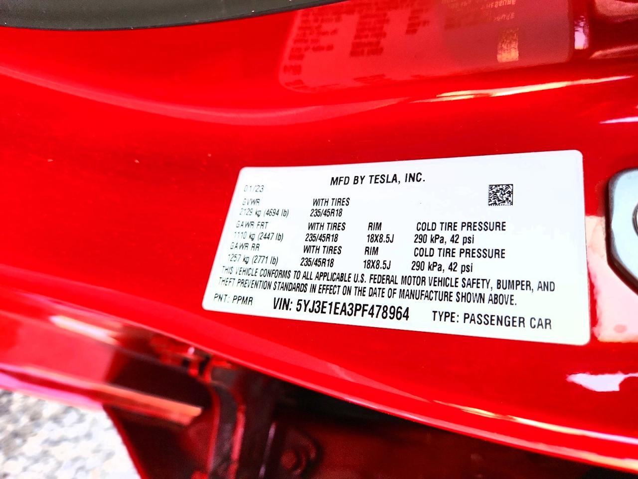 2023 TESLA MODEL 3 photo 12