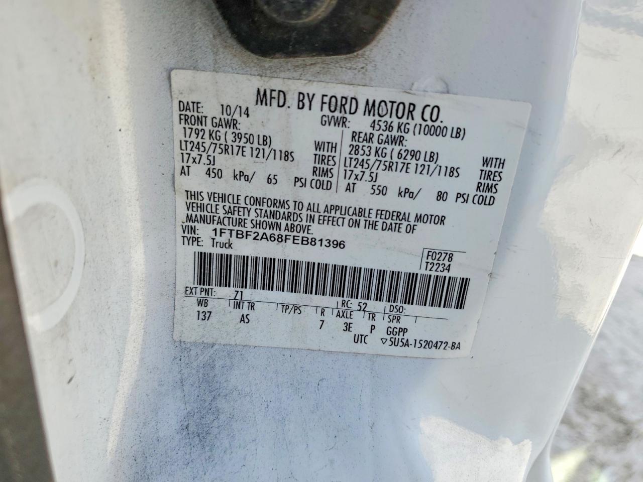 2015 FORD F250 SUPER DUTY photo 34