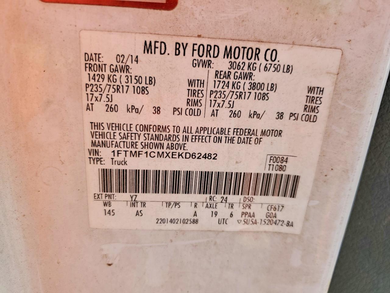 2014 FORD F150 photo 23