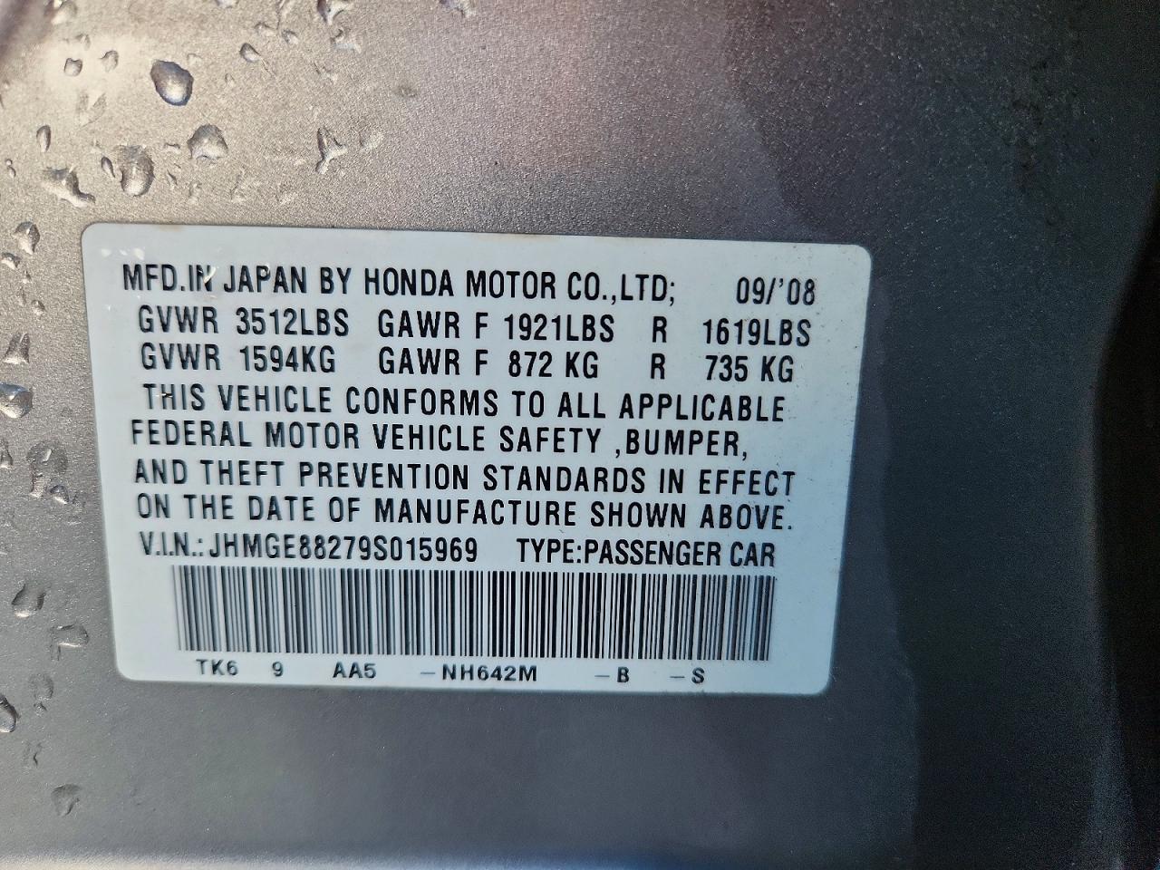 2009 HONDA FIT photo 12