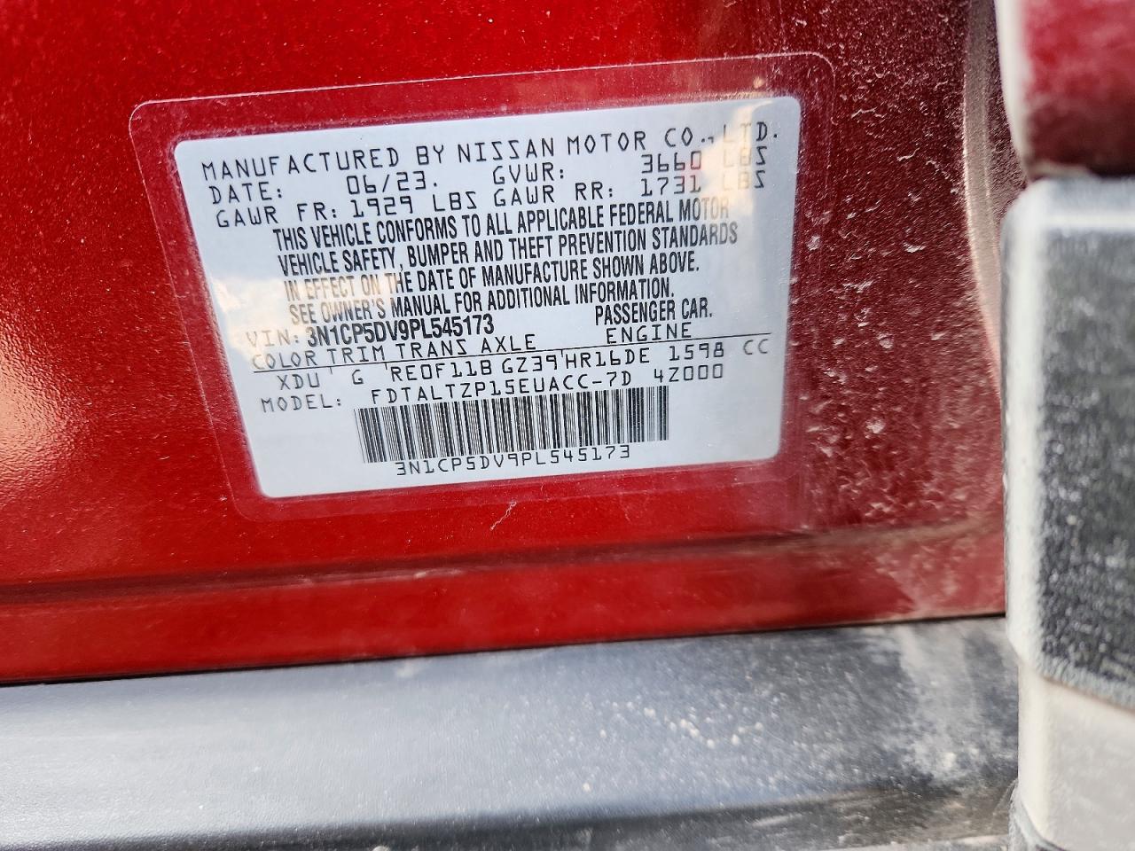 2023 NISSAN KICKS SR photo 12
