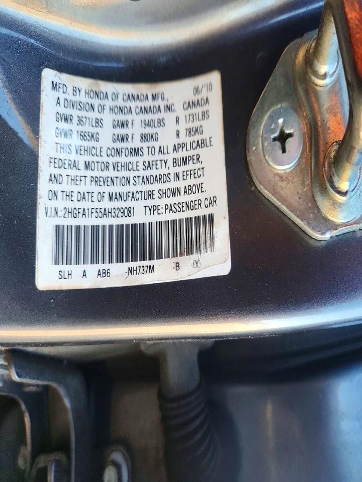 2010 HONDA CIVIC LX photo 23