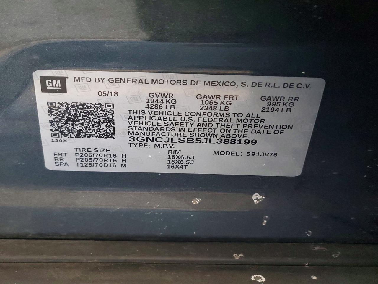 2018 CHEVROLET TRAX 1LT photo 25