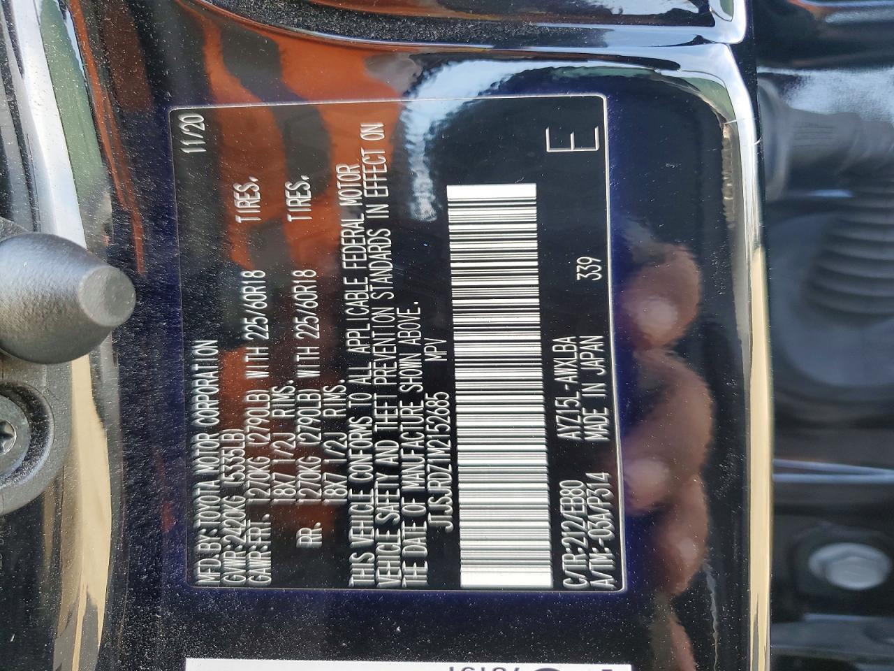 2021 LEXUS NX 300H BASE photo 25