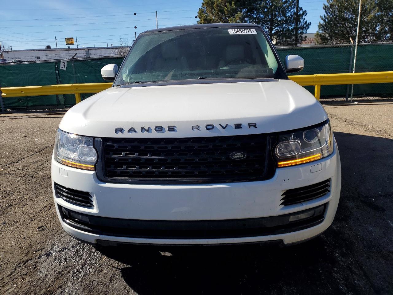 2017 LAND ROVER RANGE ROVER SUPERCHARGED photo 9