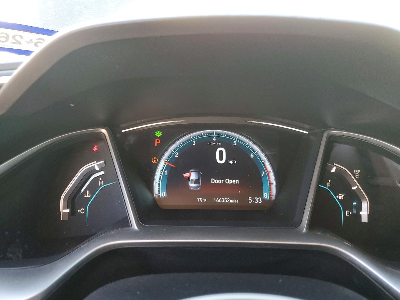 2016 HONDA CIVIC EX photo 9