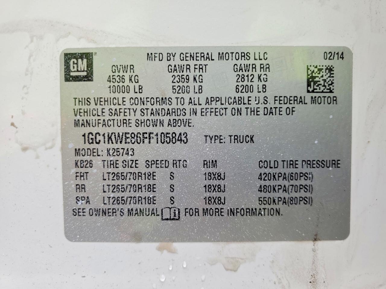 2015 CHEVROLET SILVERADO K2500 HEAVY DUTY LTZ photo 23