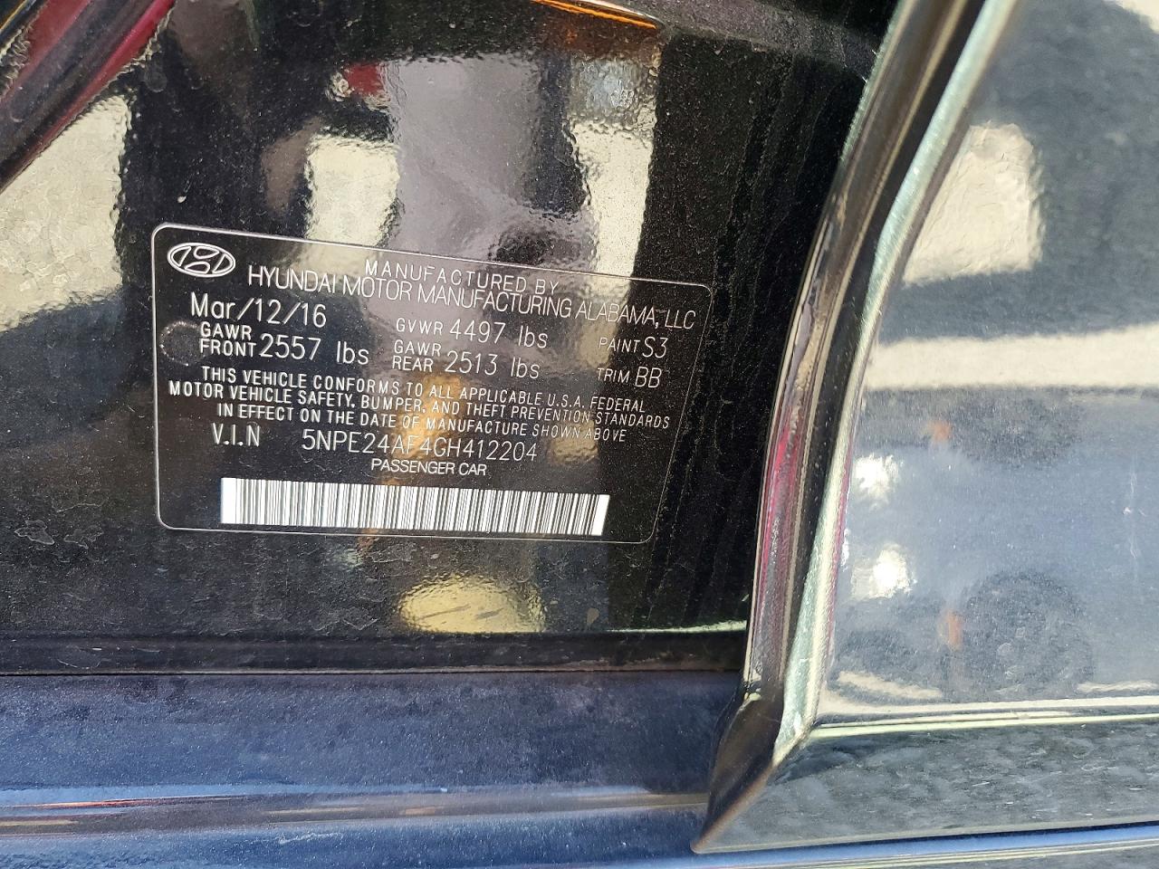 2016 HYUNDAI SONATA SE photo 23