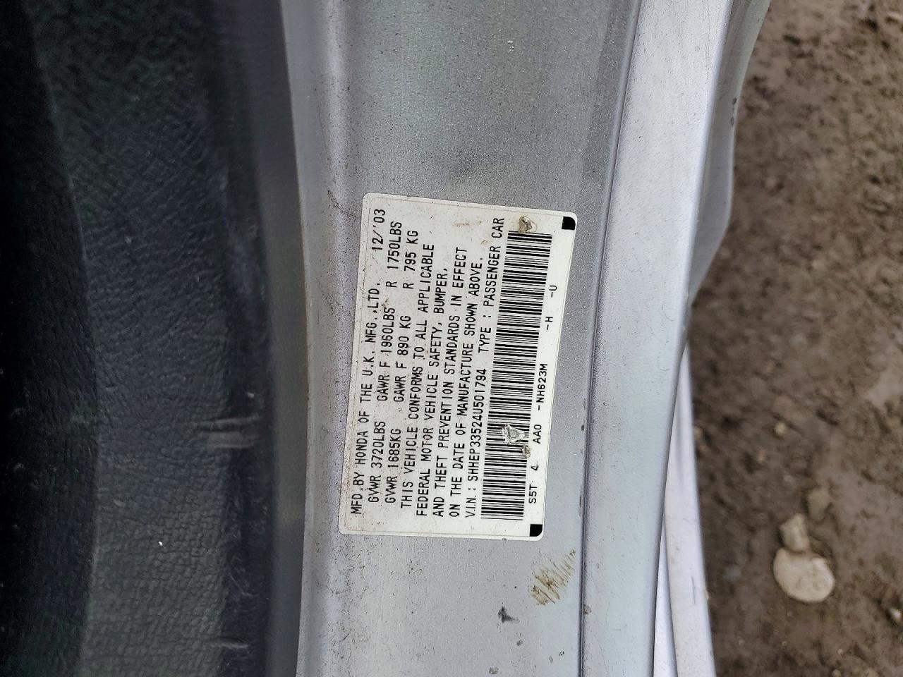 2004 HONDA CIVIC SI photo 34