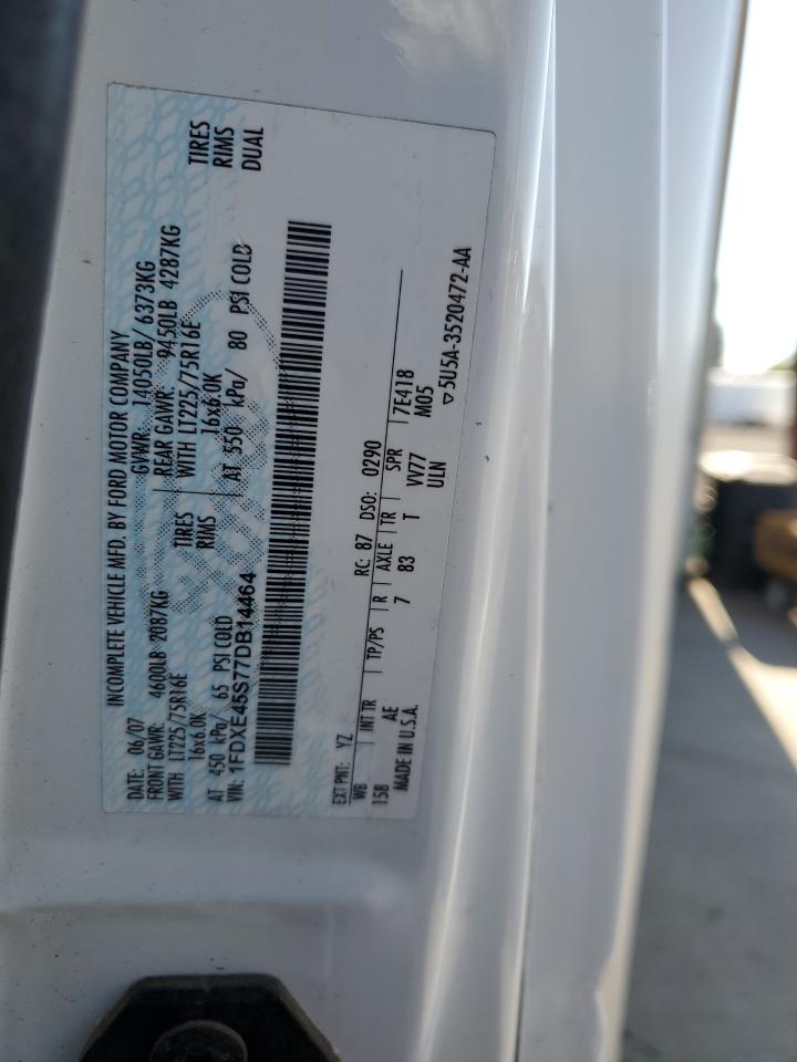 2007 FORD ECONOLINE E450 SUPER DUTY CUTAWAY VAN photo 12