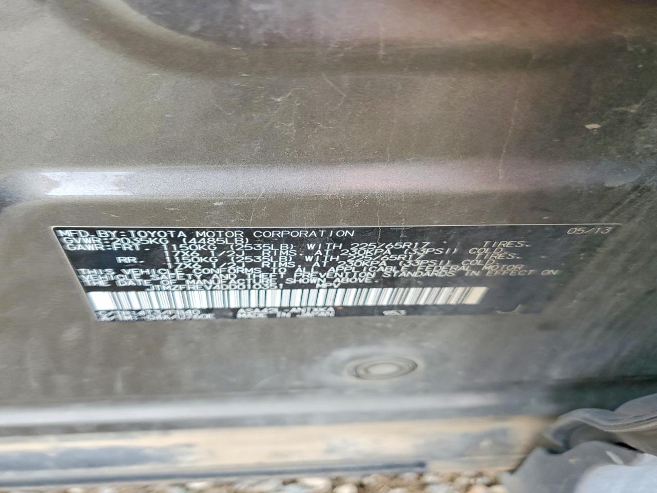 2013 TOYOTA RAV4 LE photo 25