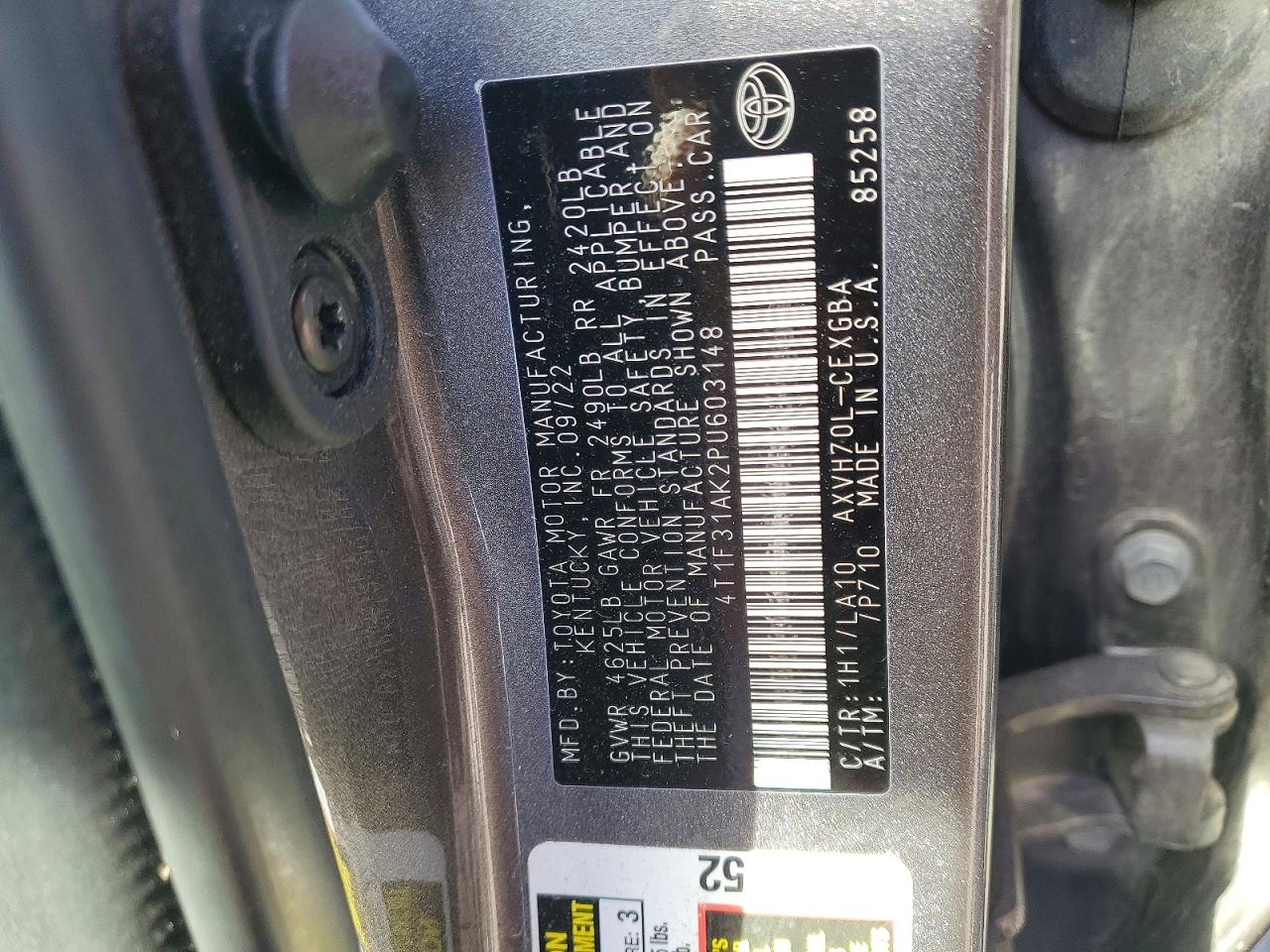 2023 TOYOTA CAMRY XLE photo 34