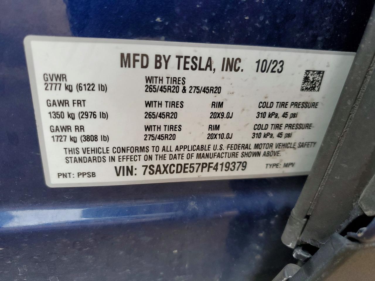 2023 TESLA MODEL X photo 23