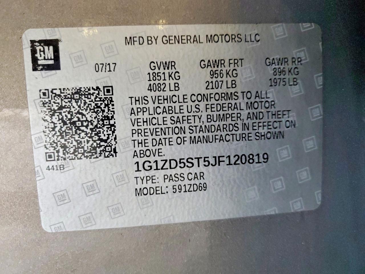 2018 CHEVROLET MALIBU LT photo 23