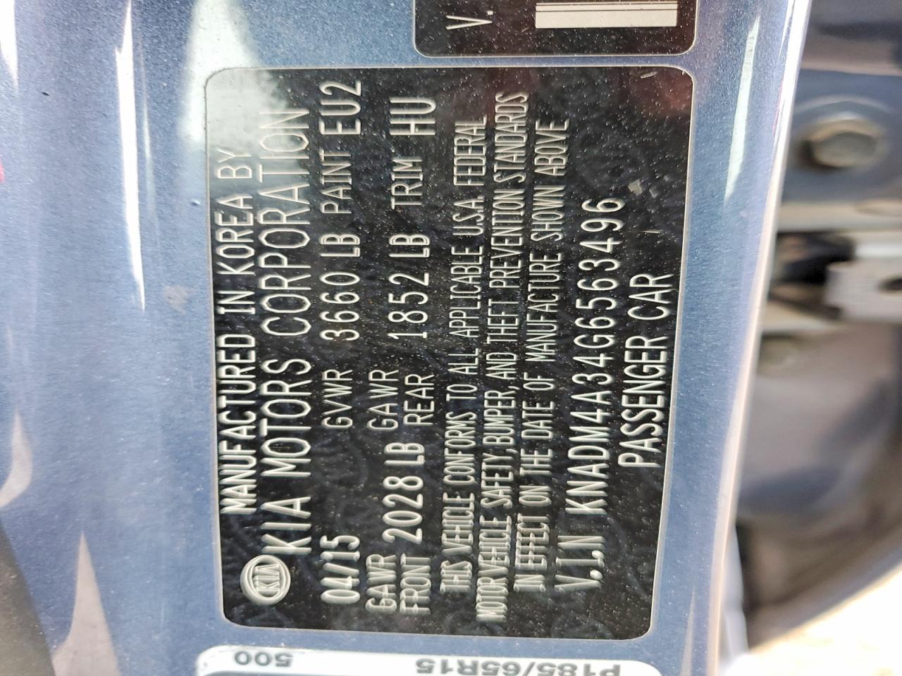 2016 KIA RIO LX photo 23