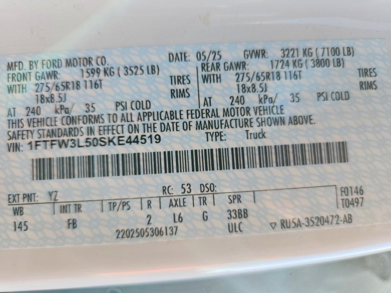 2025 FORD F150 XLT photo 23