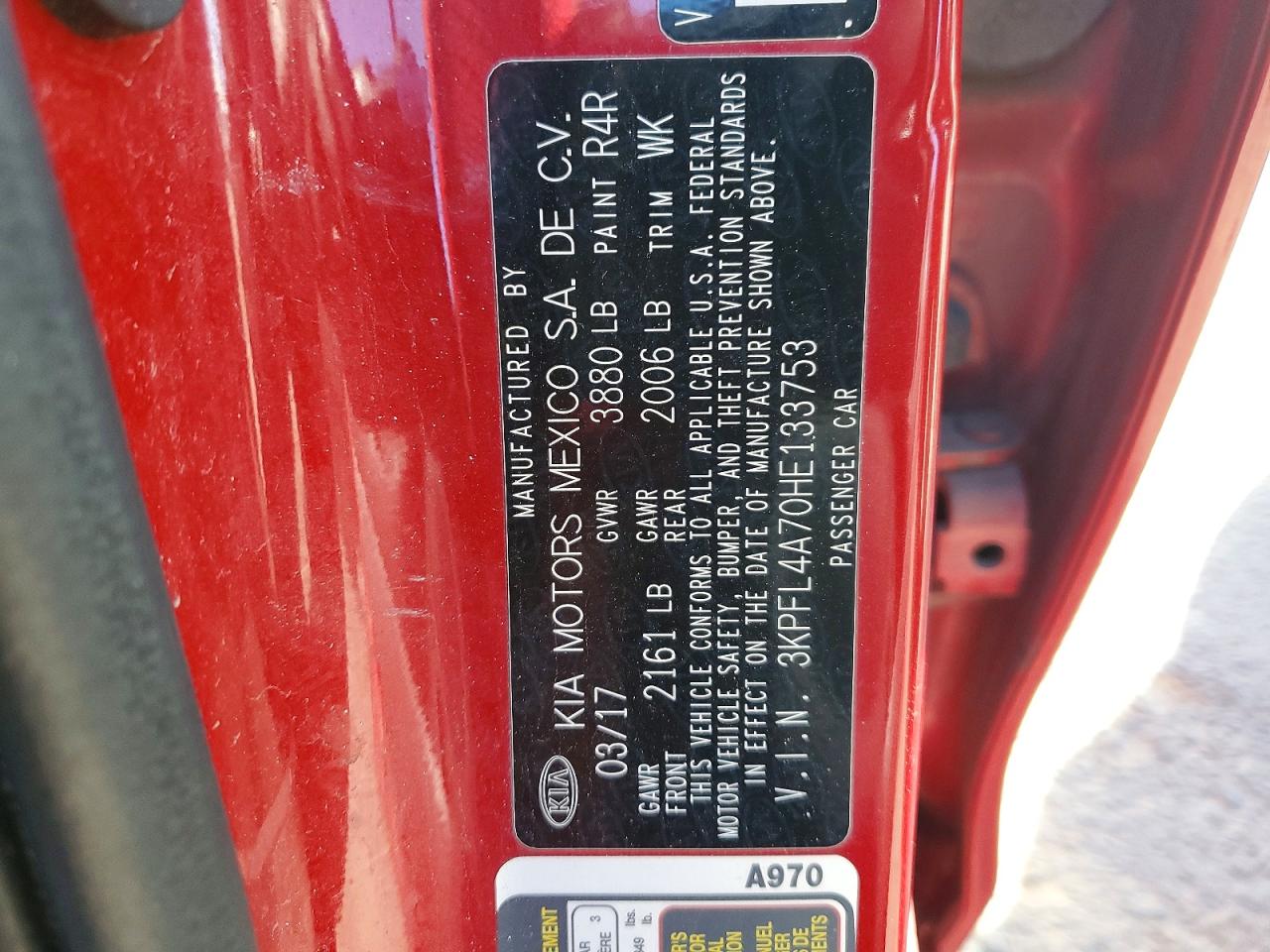 2017 KIA FORTE photo 23
