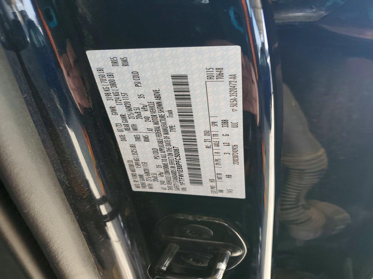 2023 FORD F150 SUPERCREW photo 34