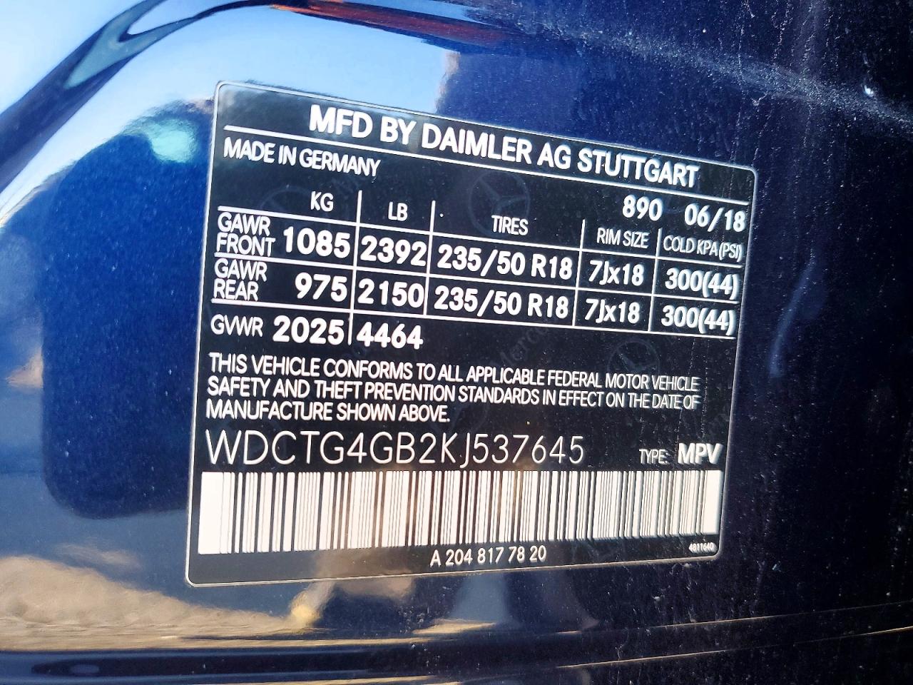 2019 MERCEDES-BENZ GLA 250 4MATIC photo 37