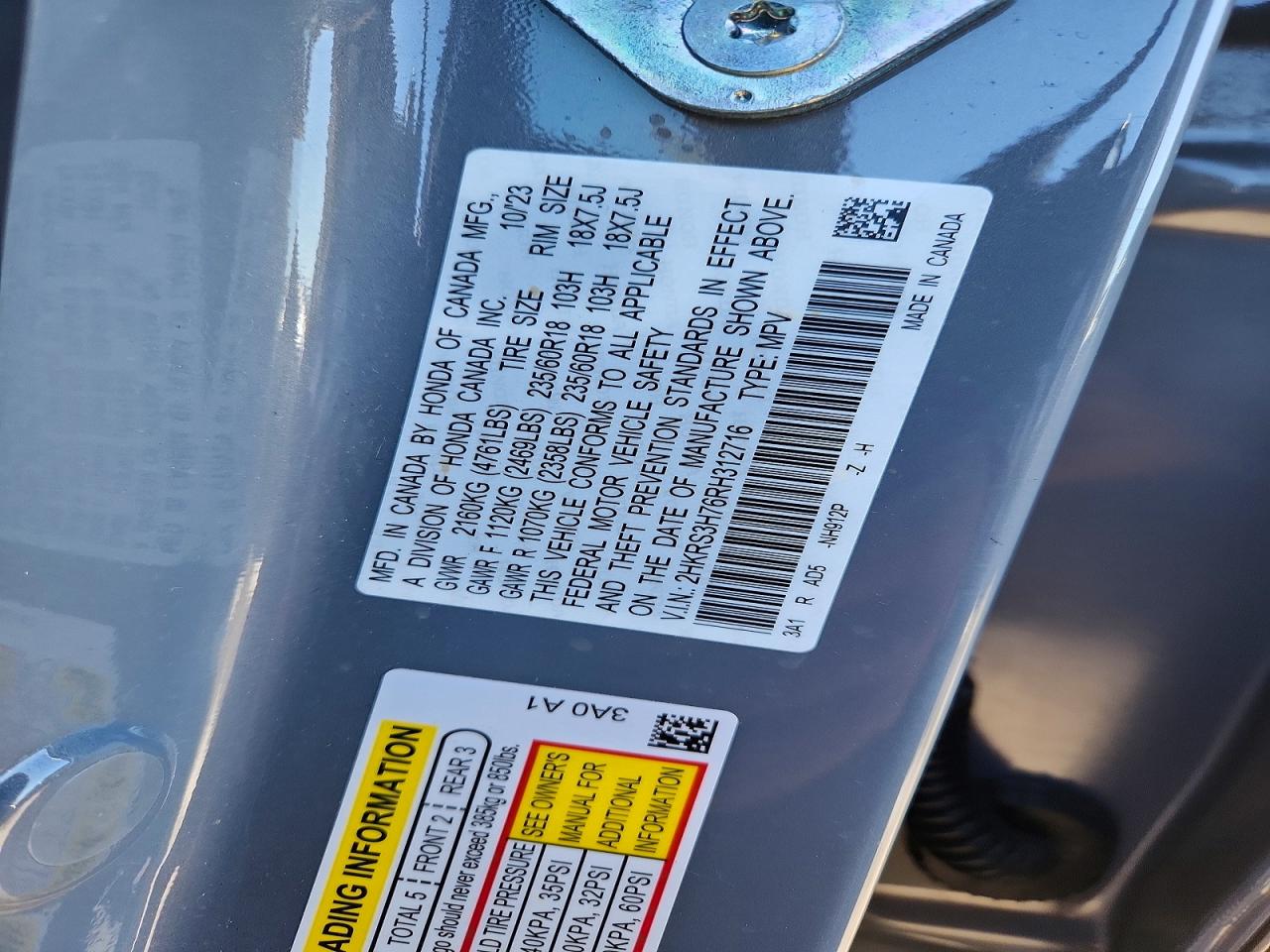 2024 HONDA CR-V EXL photo 13