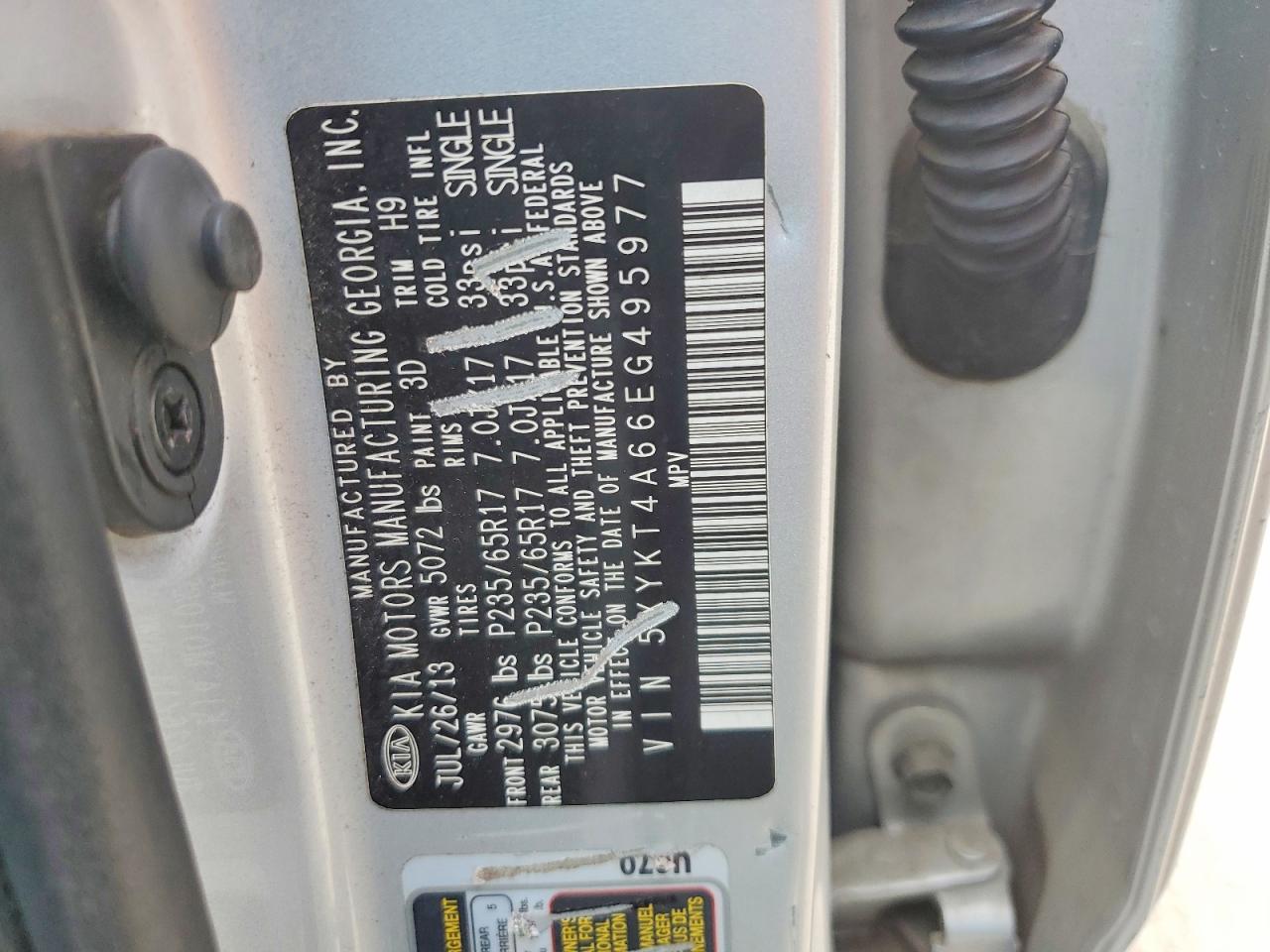 2014 KIA SORENTO LX photo 34