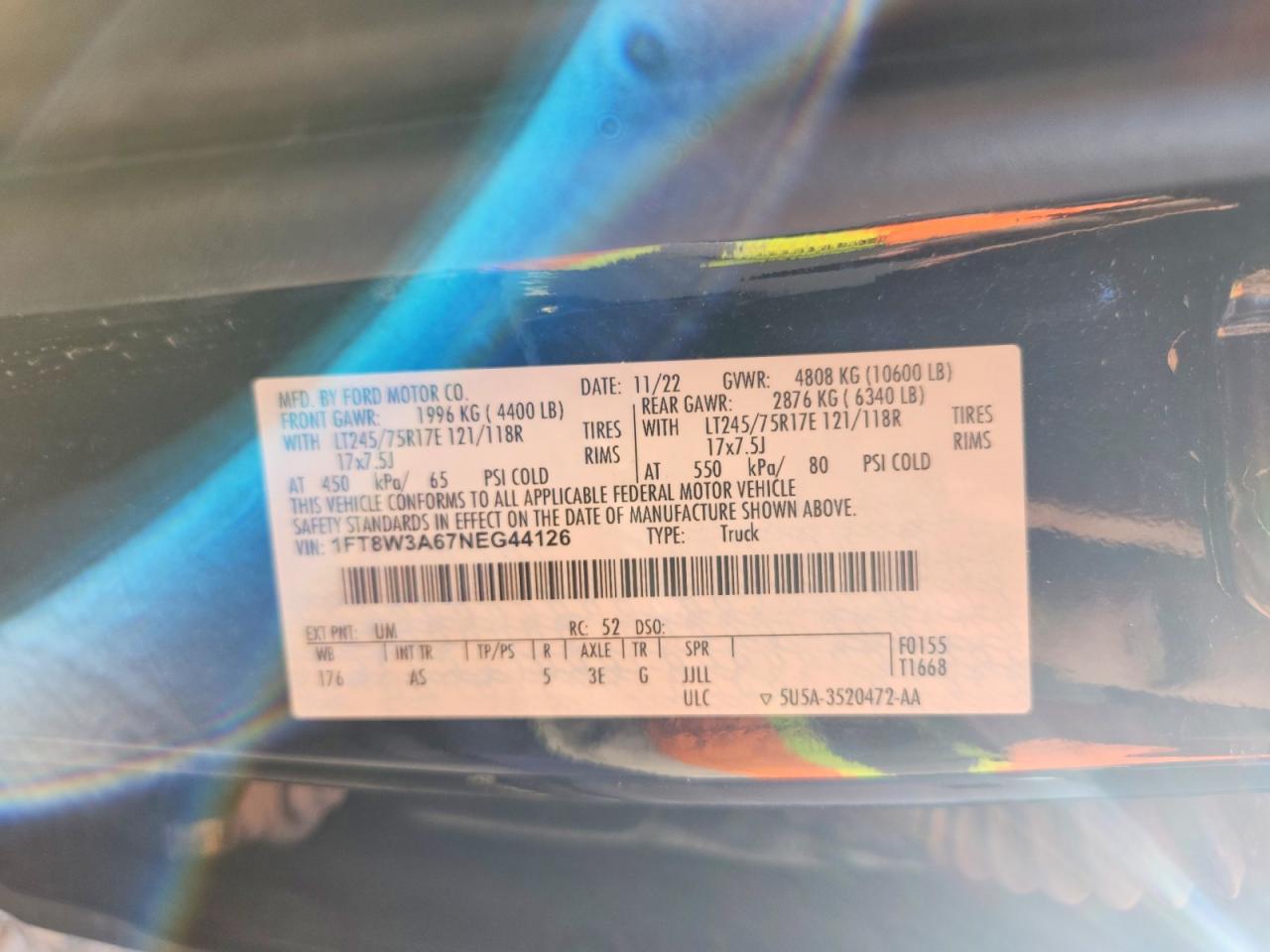2022 FORD F350 SUPER DUTY photo 25